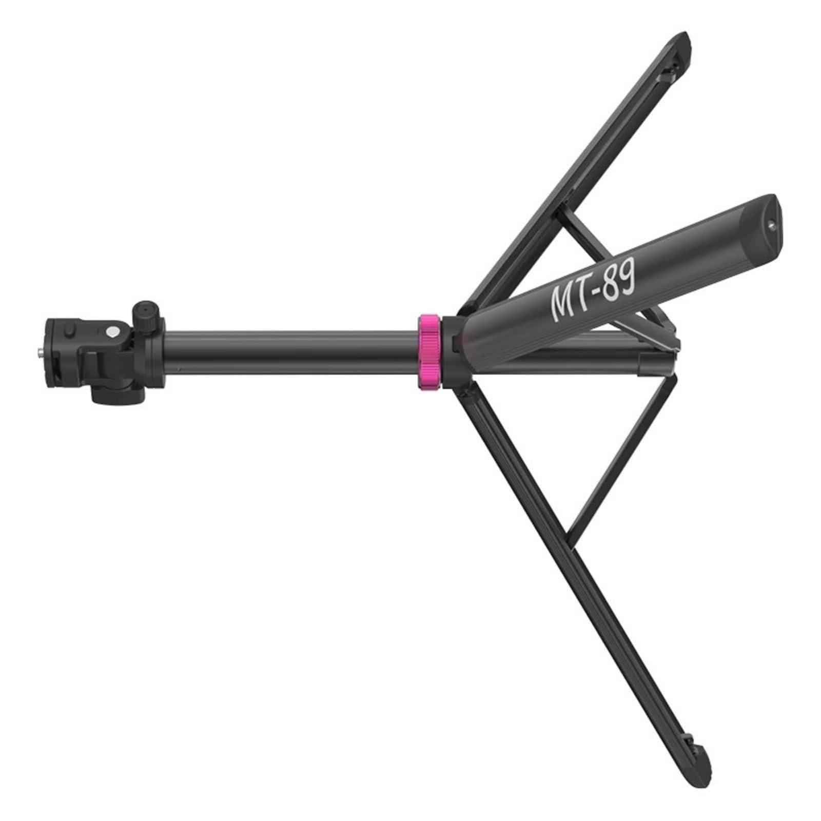 Soporte de trípode para teléfono, trípode de aluminio plegable de viaje