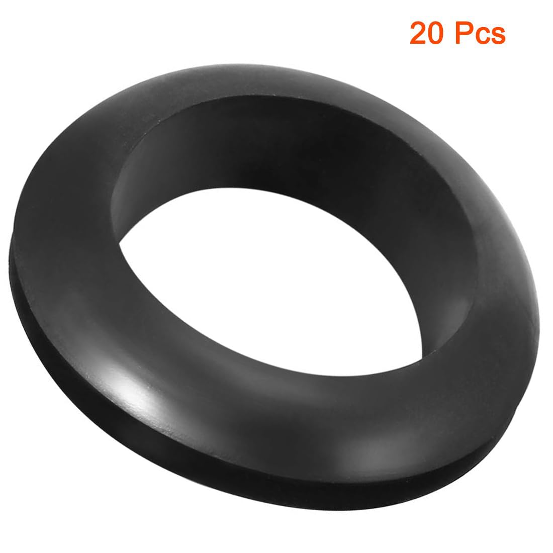 TA-VIGOR 20Pcs Rubber Grommets Cable Wire Protector, 25mm Conductor Wiring Blanking Gasket Ring Grommets - Image 3