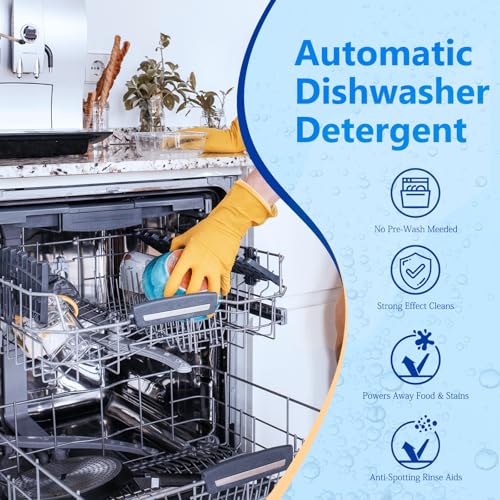 Image of 32 Count Dishwasher Pods, No Pre-Rinse Dishwasher Detergent Soap On Stain and Grease, Leaving a Virtually Spotless Shine,Dishwasher Detergent for Deep Cleaning