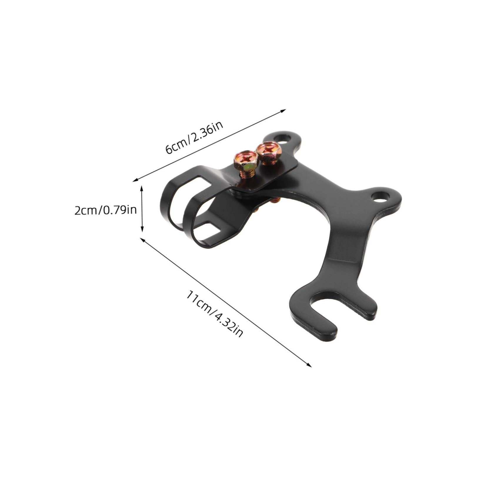 Happyyami Metal Disc Brake Mount Adapter Bracket for Bicycle Modification Durable Bike Brake Holder for Daily Use and Mountain Biking Easy to Install Bike Component