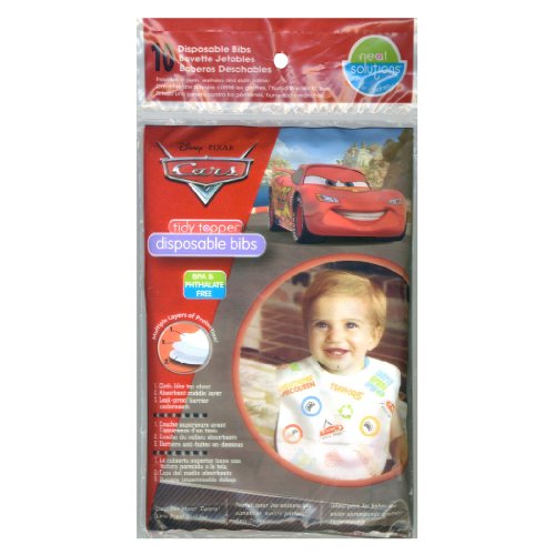 Disney Cars Disposable Bib 10 Count