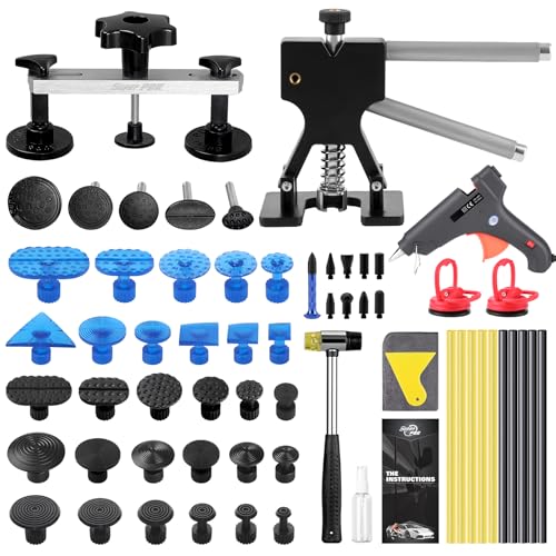 PDR TOOLS Auto Dellen Reparatur Werkzeug Set für Fahrzeug Karosserie, Professionelle Lackschaden Reparatur Kit - Dellenentfernung ohne Lackieren, Für kleine und mittlere Beulen