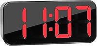 Vista 1 de GULRUH Alarm Clocks, Digital Alarm Clock Bedside Travel Clocks with Snooze (Color Red)