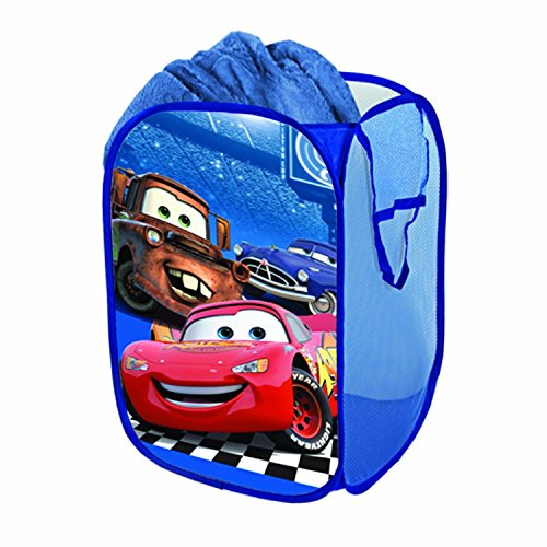 Image of Disney Cars Pop Up Hamper Blue 1'2 inch x 1'2 inch x 1'8 inch