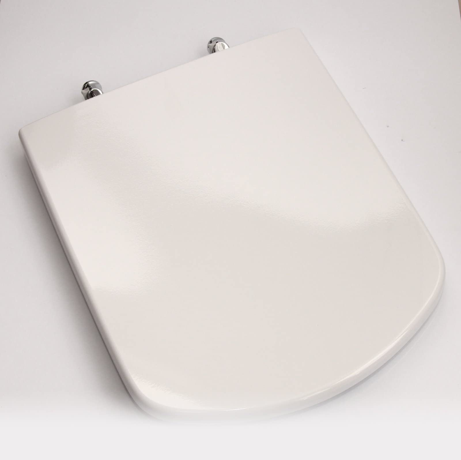 Roca801511004 Replacement WC Toilet Seat with Standard Hinges, Compatible with Dama Senso, White, 42.5 x 36 x 2.51 cm