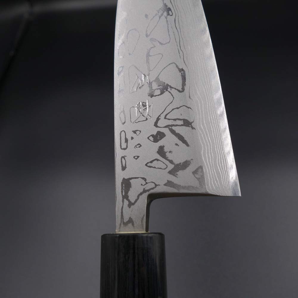 包丁 出刃 ダマスカス 安来鋼白紙２号 150mm 紫檀シノギ柄 Amazon｜仙助 出刃包丁 ダマスカス 安来鋼白紙2号 150mm 紫檀