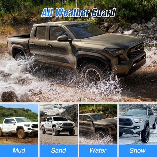 Image of Nilight Mud Flaps Splash Guards for Toyota Tacoma 2016-2023 | No Drilling Precision Fit Exterior Accessories Heavy-Duty Splash Guards Protection, Front & Rear Set