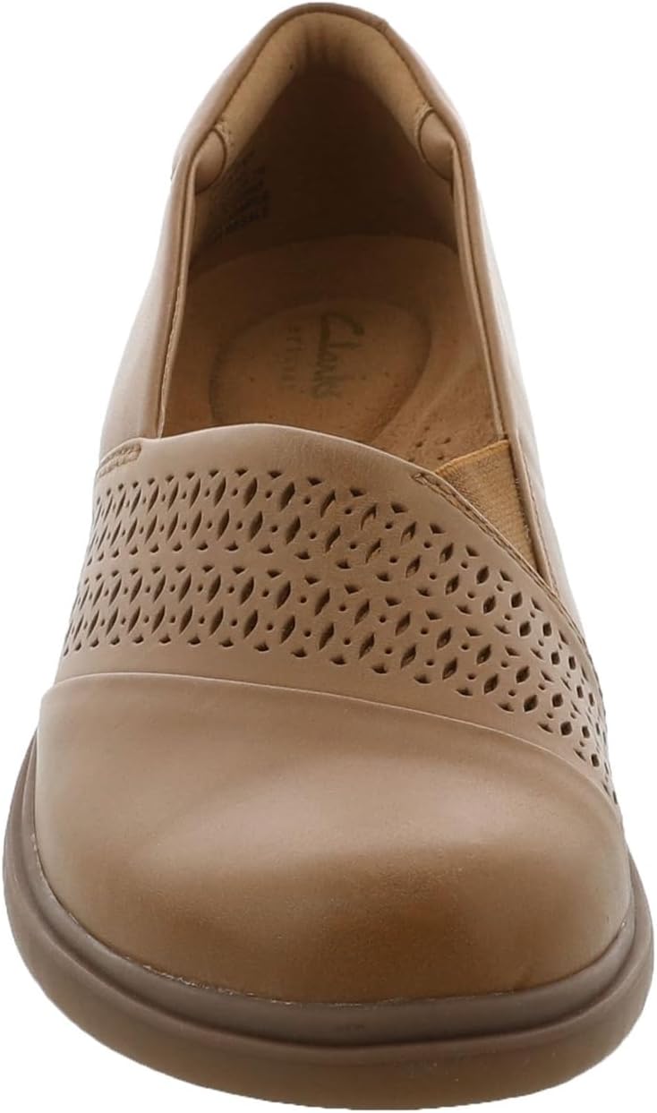 Clarks Certina Edge Women's Slip On, 9.5 B(M) US, Tan - Image 5