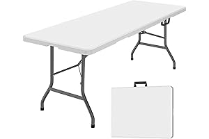 6' Sturdy Folding Table for Seamless Outdoor Gatherings