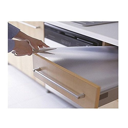 Image of HOMIES Pvc Beautiful, Useful And Multipurpose Full Length 5 Meter Anti Slip Grip Mat,White(Polyvinyl Chloride)