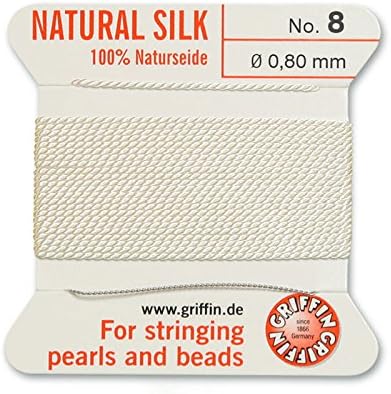 bead cord natural silk