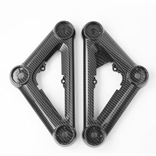 Image of Mokuo Motorcyle Fairing Parts,Rear Side Cover in ABS Material Compatible with 2021-2024 Honda Grom Msx 125 SF,Carbon Fibre Color