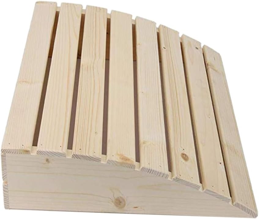 Wooden Headrest Pillow for Sauna Creative Cedar Support for Steam Room Essential Sauna Supplies Accessories for Comfort and Relaxation