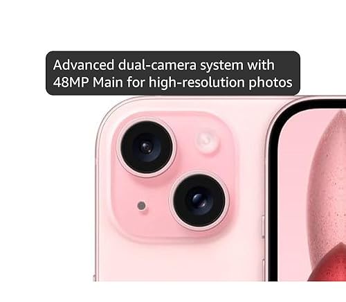 Restored Apple iPhone 15 128GB Pink Fully Unlocked Bundle Apple