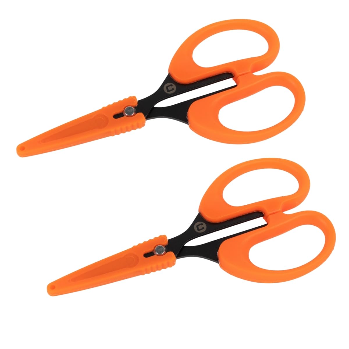 Carper Tackle 2 x Pairs Fishing Scissors With Titanium Blades Carp Coarse Pike Sea Fishing