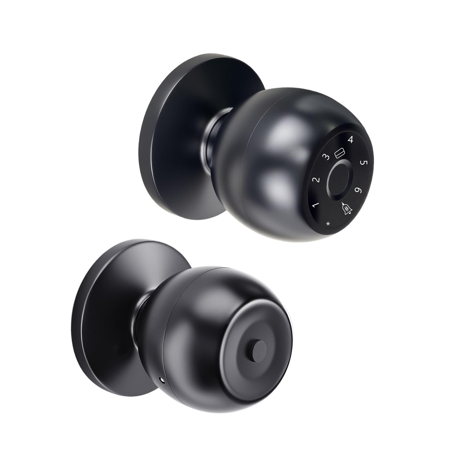 JVDDI Smart Door Handle, Smart Door Fingerprint Locky Digital Keyless Lock Handle Bedroom Electronic(Bluetooth)