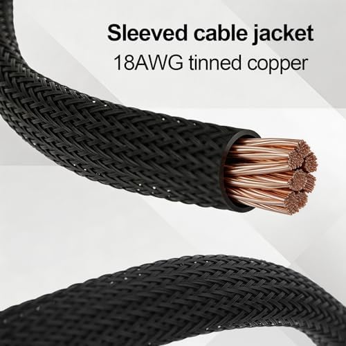 PCIe Cable for EVGA Power Supply, 70cm/27.5in Black Braided 8 Pin Male to 6+2 Pin Male GPU Power Cord 18AWG 10A Modular Cable Compatible with EVGA G2 G3 G5 G6 G7 Series - 3