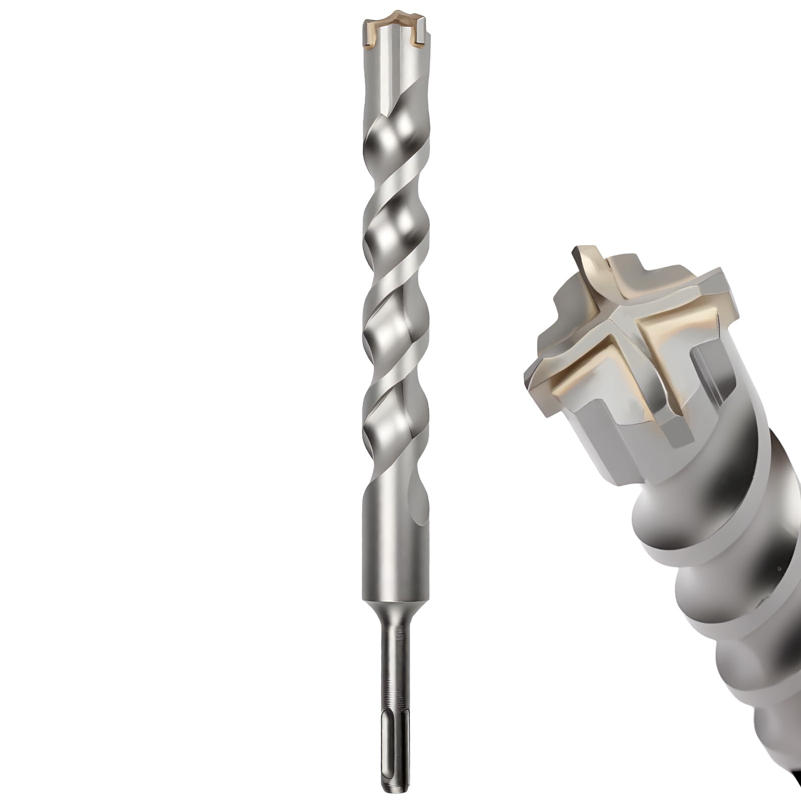 MOXPIFY 26mm Masonry Drill Bit 260mm Long, Hammer SDS Drill Bit for Reinforced Concrete, Brick Walls, SDS Plus Shank (26mm x 260mm) โ image 1
