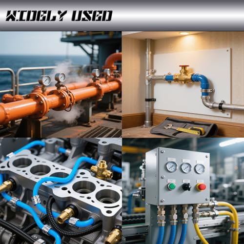 Image of 1 /2 inch JIC Male x 1 /2 inch NPT Male Hydraulic fitting, Carbon Steel SAE 37Flare Pipe Adapter Tube Fitting Straight Union Connector