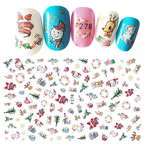 Christmas 10 PCS3D Nail Art Adesivi Decalcomanie