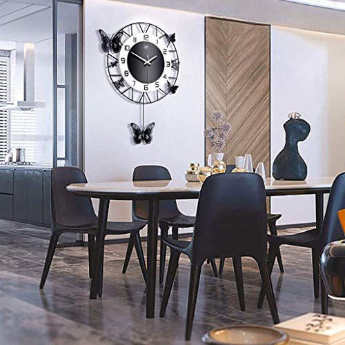 Horloge de quartz non cocher XJBTBA murale décorative pour maison - 3