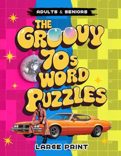 The Neon ‘80s Word Puzzles: Challenge Your Mind with Themed Crosswords, Word Searches, Quizzes and Trivia. Ideal gift for Adults and Seniors in Large Print (Nostalgic Decades)