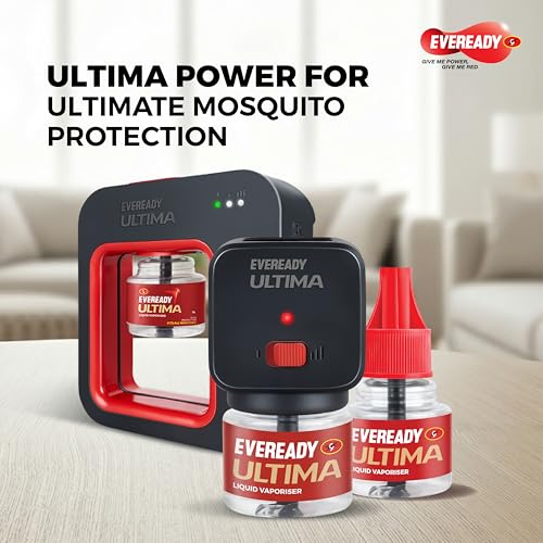 Image of Eveready Ultima Mosquito Repellent Refill, Fits All Machines, Advanced Japanese Formula, 100% Protection from Dengue, Chikungunya & Malaria
