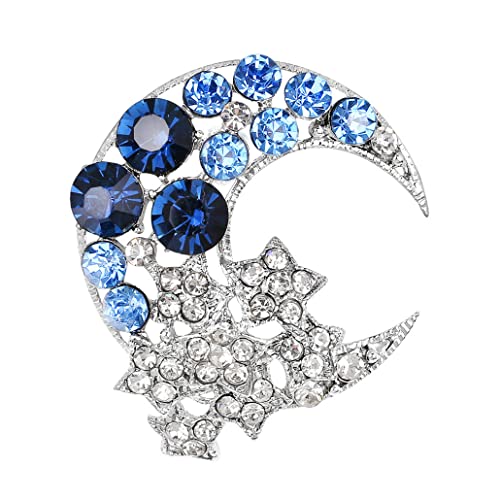 Fliyeong Womens Strass Mond Sterne Brosche Corsage Kleidung Ornamente Schmuck Geschenke Langlebig und nützlich Cover