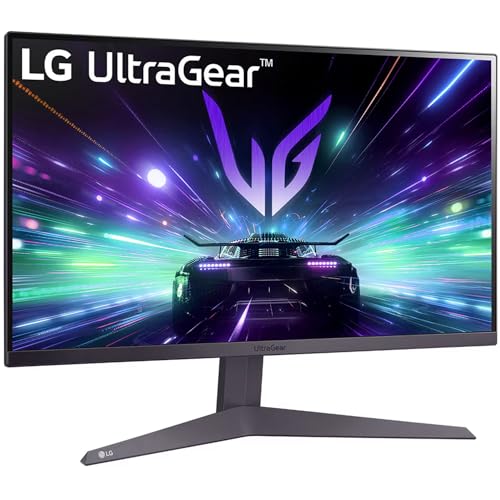 Image of LG 24GS50F 60.4cm (24 Inch) Ultragear FHD (1920x1080) Gaming Monitor, 180Hz, 1ms MBR, AMD FreeSync, Anti-Glare, DP, HDMI X 2, HDR10, FPS Counter, 3-Side Virtually Borderless, Tilt Adjustment (Black)
