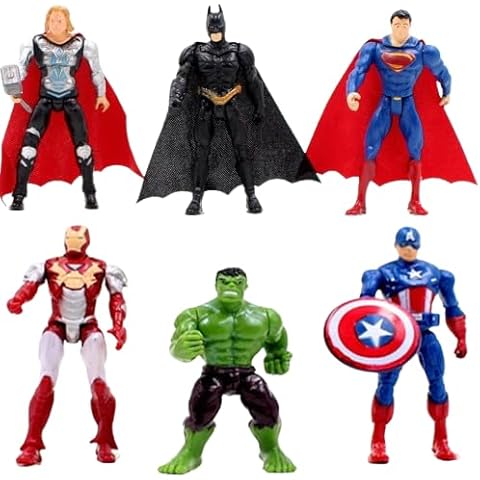 6pcs Avengers Action Figures Set for Kids Cover