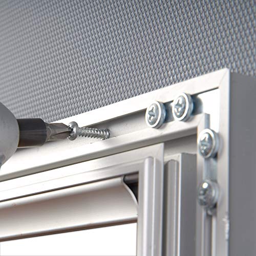 M&T Displays Enclosed Lockable Magnetic Showboard 4X(8.5X11) Inches Silver Aluminum Outdoor Noticeboard For Office School Classroom Hospital Commercial Use #TOP3