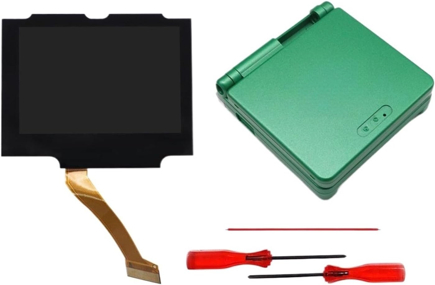 Drop In V5 Laminated for IPS LCD Screen Backlight Mod Kits, for GameBoy for Advance for SP, No Need to Cut Shell
