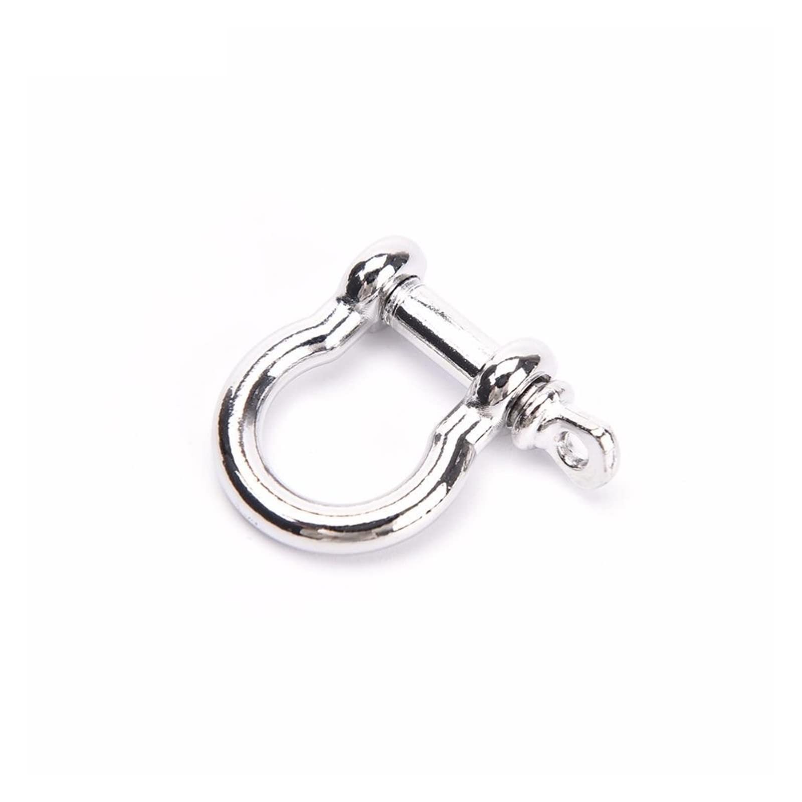 D Szekla o dużej wytrzymałości, 5/10 szt. Ze stali nierdzewnej Outdoor Camping Survival Rope Bransoletki Klamra w kształcie litery D(10 Pcs)