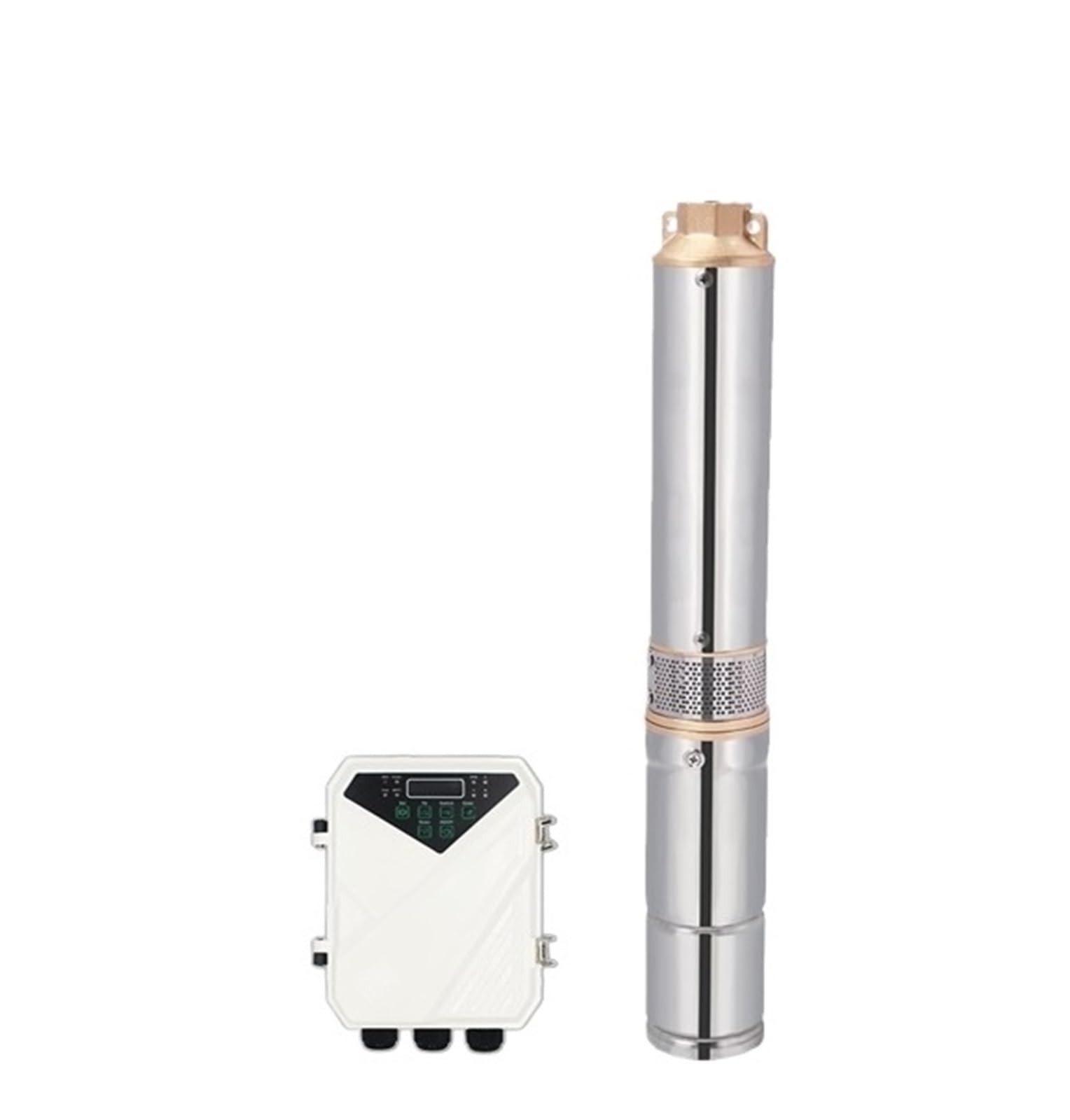 Pompa solare da 4 pollici con girante for acqua 110 V 1500 W for irrigazione agricola automatica subacquea (prevalenza massima 71 m, flusso 9 T/H)
