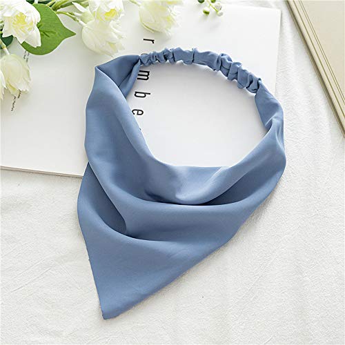 Dinprey 6 Pcs Hair Scarf Bandanas Headbands For Women Scarf Head Coverings Boho Headbands With Clips For Women Girls (6 Colors B) #TOP4