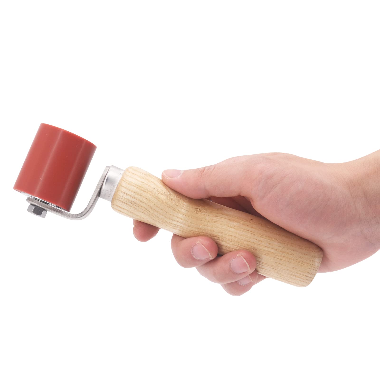 Ewrap 50mm Rubber Behang Roller Rand Naad Roller Platte Druk Roller Hand Roller Vinyl Roller Voor Installeren Behang, Vinyl