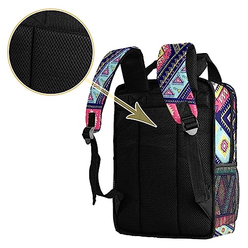 Sac à dos pour garçons motif mandala indien coloré 35.5cm