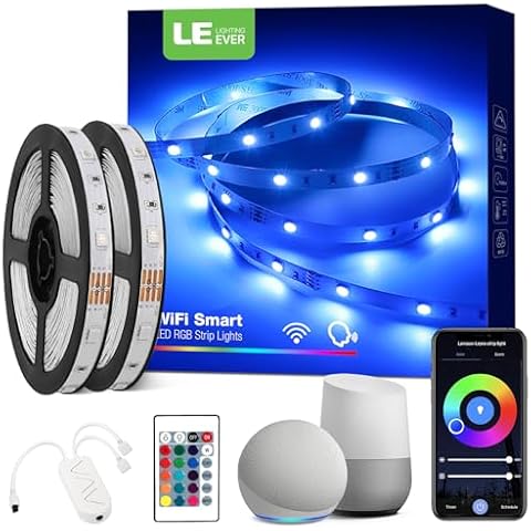 Lepro Alexa Smart LED Strip Light 10M Cover