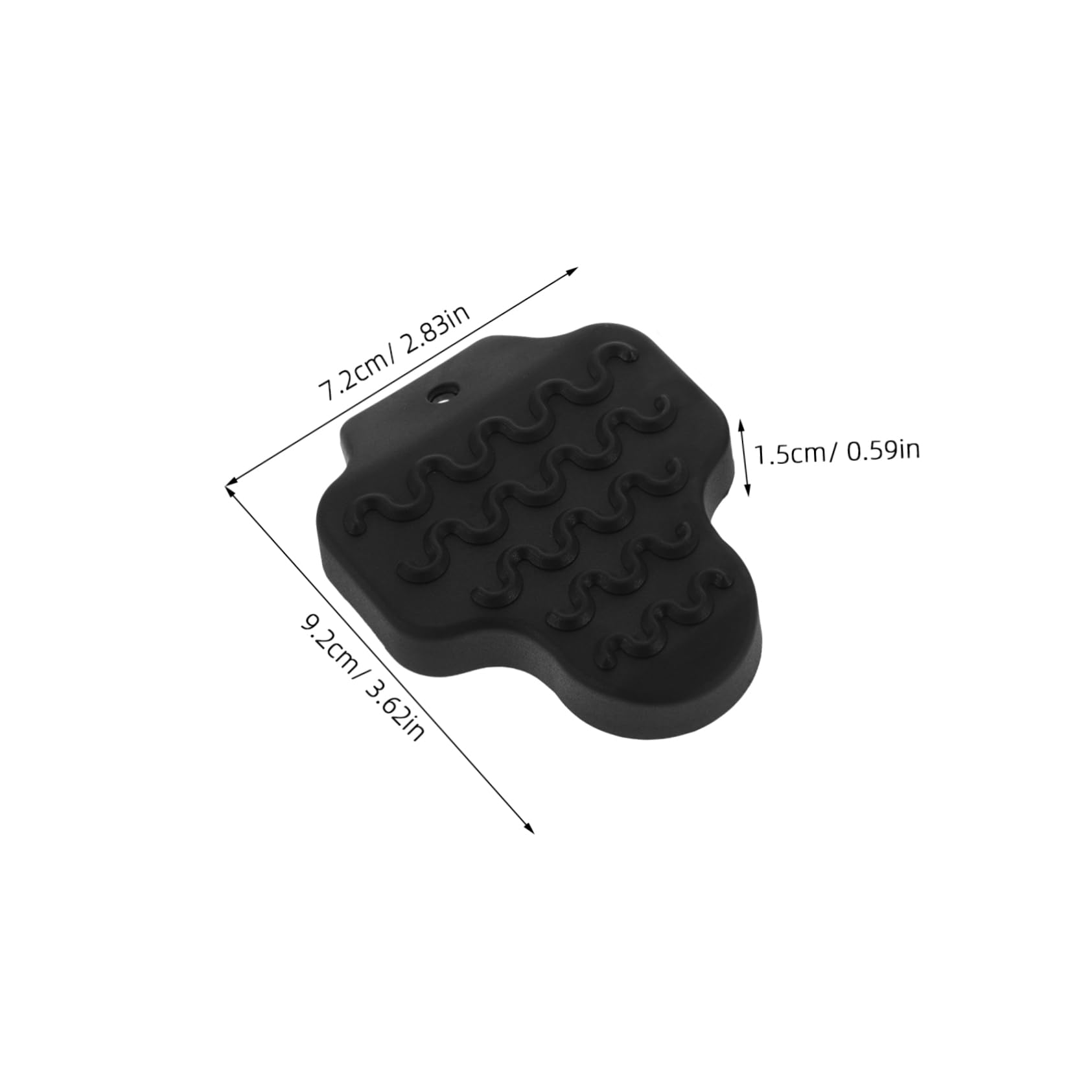 BESPORTBLE 2pcs Cycling Shoes Footpegs Lock Pads Bike Cleat Cover for Self-Locking Pedal Cleats Cover for Bicycles