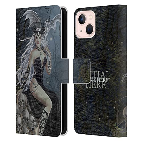 Étui dragon iPhone 13 personnalisé Nene Thomas | Un cadeau unique en cuir avec porte-cartes intégré