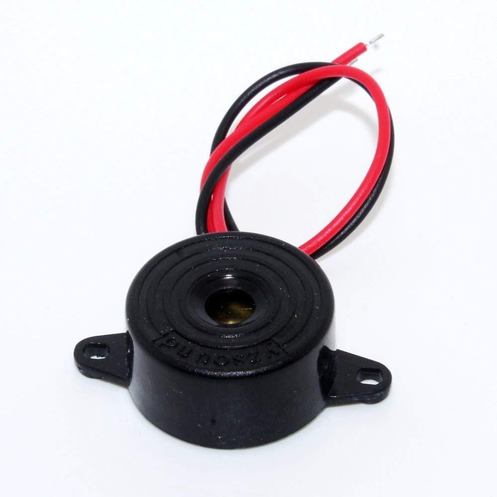 DollaTek 5Pcs DC3-24V Wire Leads Buzzer elettronico piezoelettrico con Audio Industriale