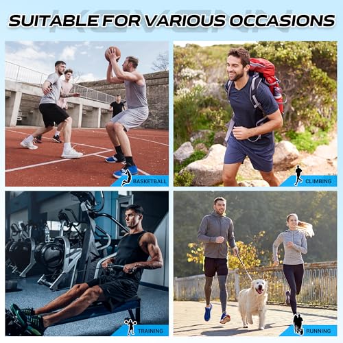 Men Athletic Shorts Inseam 7" Basketball Gym Running Shorts with Pockets and Elastic Waistband Quick Dry4