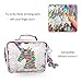 JYPS Insulated Unicorn Lunch Box for Kids, Flip Sequin Girls Tote Lunch Bags with Shoulder Strap, Handheld Reusable Lunch Box Bags Christmas Gifts for Girls at School