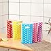 Plastic Party Favor Bags Assorted Colors 50 pcs (Cute Dots)