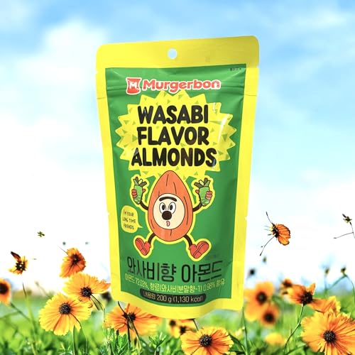 Image of 1 Pack - Almond Wasabi - Hat Hanh Nhan Vi Mu Tat - 7 Oz per Bag - Product South Korea