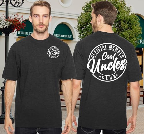 Uncle Shirts for Men Cool Uncles Club T-Shirt Uncle Tee Casual Tops3