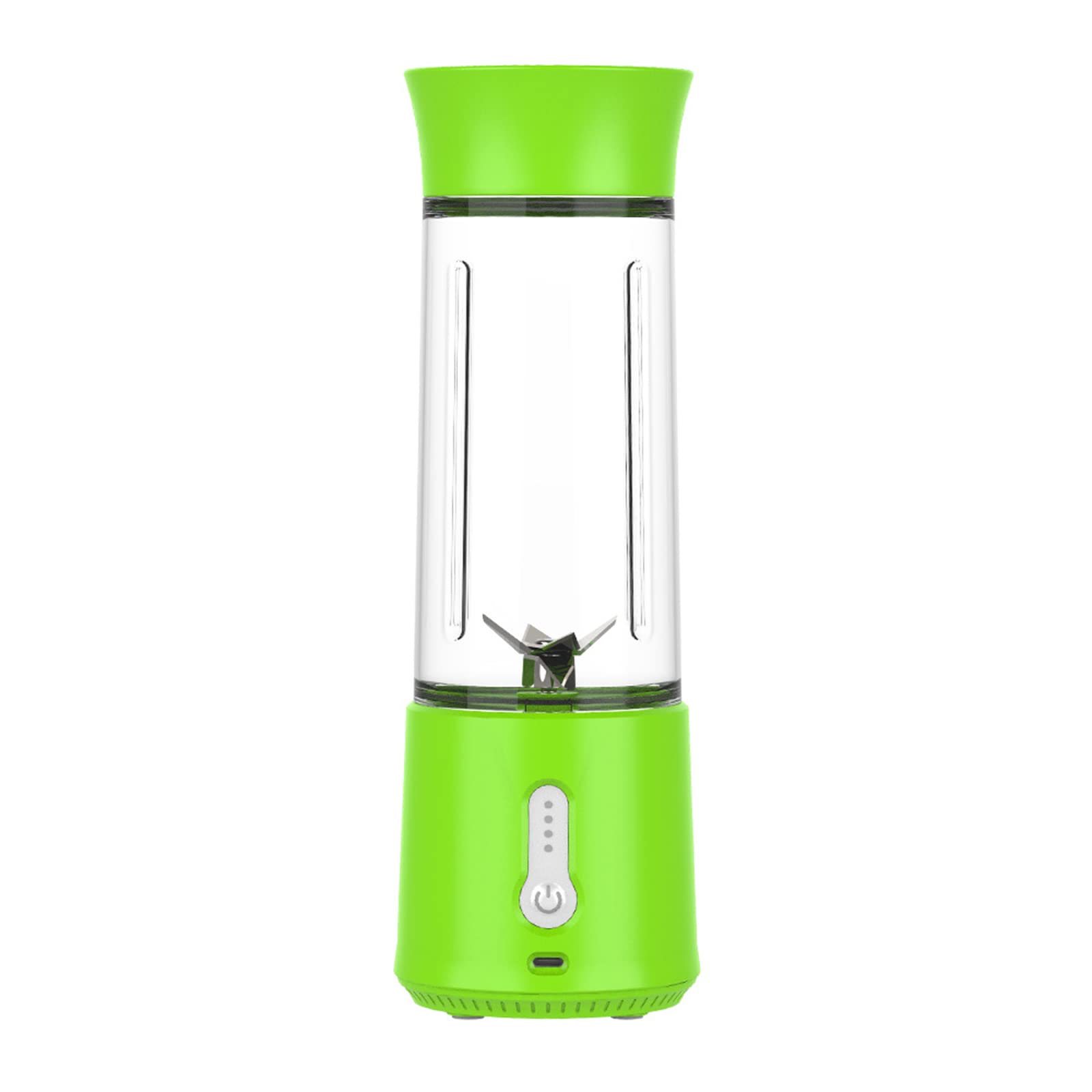 Liuwei Mini Portable Blender Cup, osobisty mikser z sześcioma ostrzami 3D do koktajli mlecznych Smoothie Fruit Juice,Green