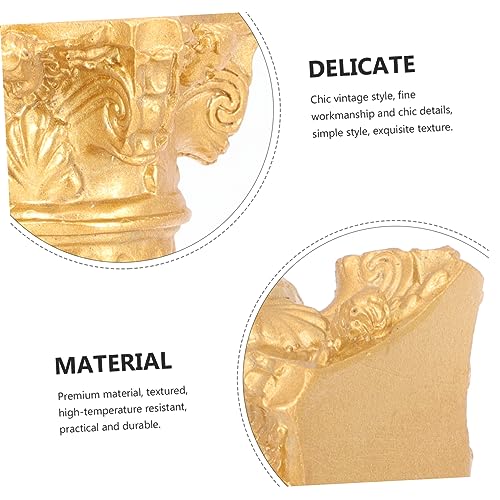 European Creative Candlesticks Candleholder Metal Candle Stand Small Modern Candlestick Holder Centerpiece for Wedding Anniversary Celebration (Color : E)