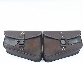 Borse laterali per moto Per HON&DA per Yama&ha per Suzuki per Harl&ey per Sportster XL 883 XL1200 nuovo motociclo sintetico pelle sella borsa bagaglio marrone laterale Tool Bag Ripiani portapacchi e b