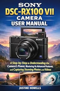 Sony DSC-RX100 VII Camera User Manual: A Step-by-Step to Understanding the Camera’s Power, Mastering Its Advanced Features, and Capturing Stunning Photos and Videos